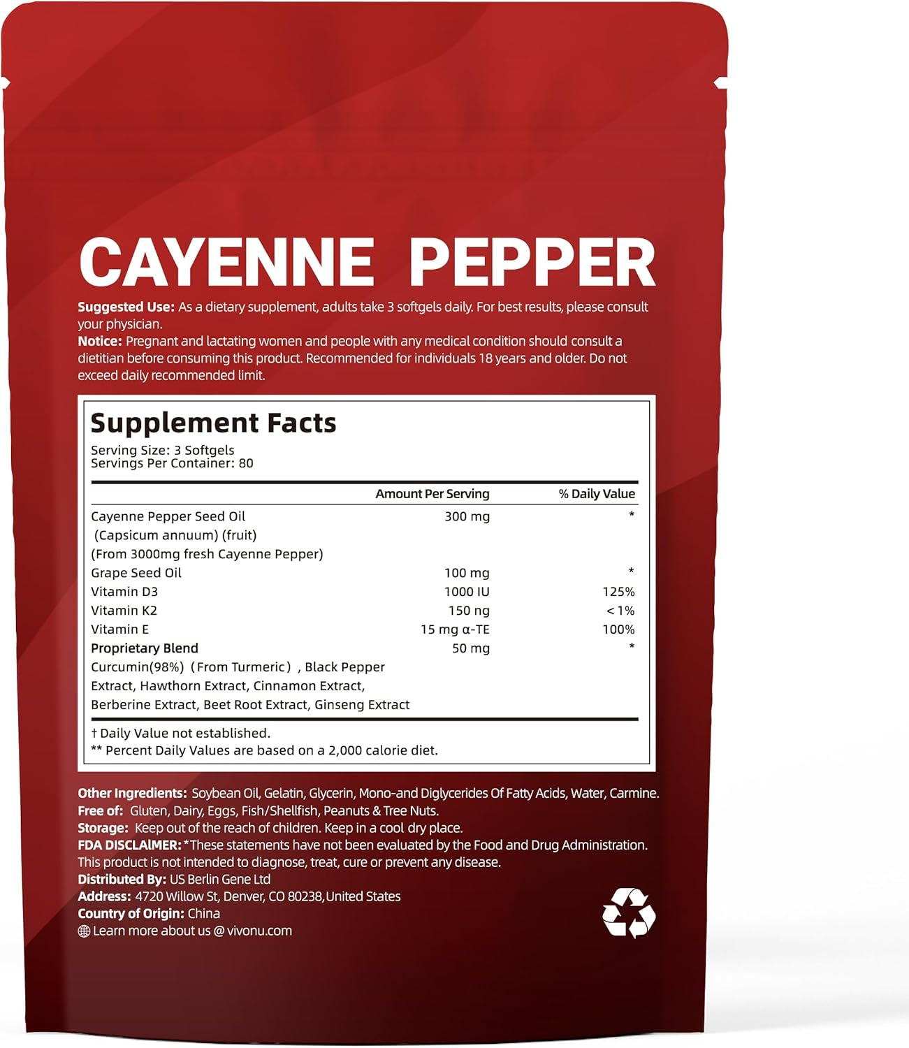 Cayenne Heart & Circulation Support