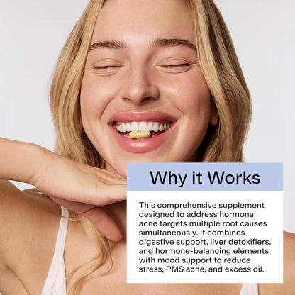 MINDBODYSKIN Hormonal Acne Supplement