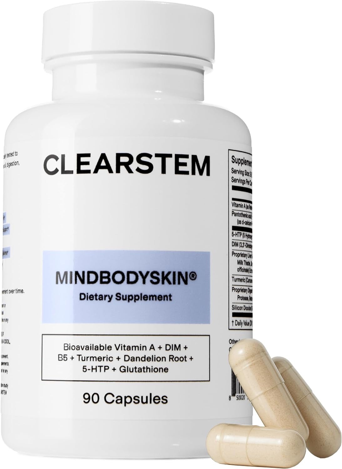 MINDBODYSKIN Hormonal Acne Supplement